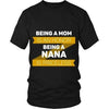 Mother's Day T Shirt - Being a Mom is an honor Being a Nana is priceless Grandma-T-shirt-Teelime | shirts-hoodies-mugs