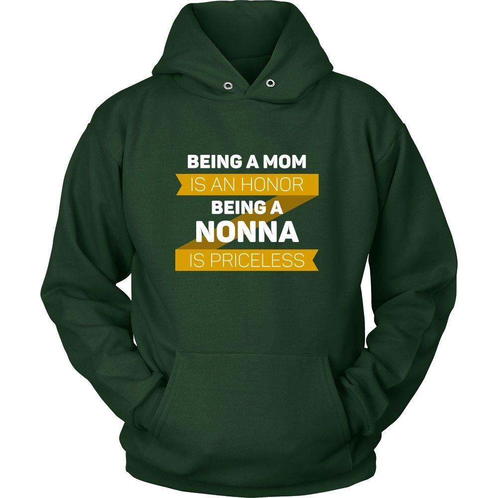 Mother's Day T Shirt - Being a Mom is an honor Being a Nonna is priceless-T-shirt-Teelime | shirts-hoodies-mugs