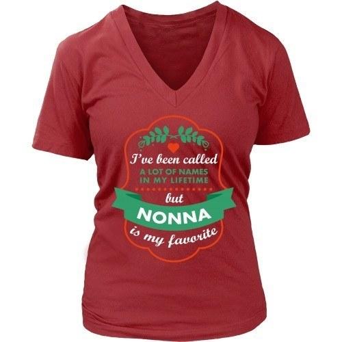 Mother's Day T Shirt - I've been called a lot of names in my lifetime but Nonna is my favorite-T-shirt-Teelime | shirts-hoodies-mugs