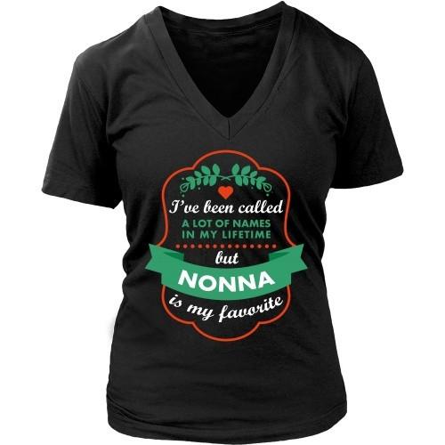 Mother's Day T Shirt - I've been called a lot of names in my lifetime but Nonna is my favorite-T-shirt-Teelime | shirts-hoodies-mugs