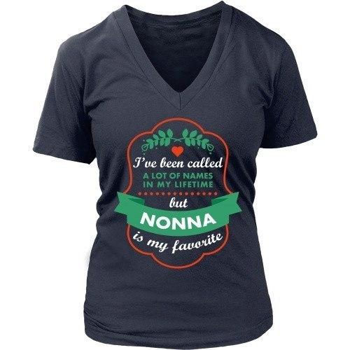 Mother's Day T Shirt - I've been called a lot of names in my lifetime but Nonna is my favorite-T-shirt-Teelime | shirts-hoodies-mugs