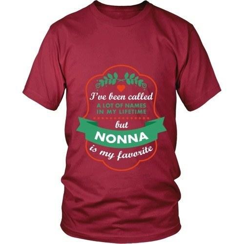 Mother's Day T Shirt - I've been called a lot of names in my lifetime but Nonna is my favorite-T-shirt-Teelime | shirts-hoodies-mugs