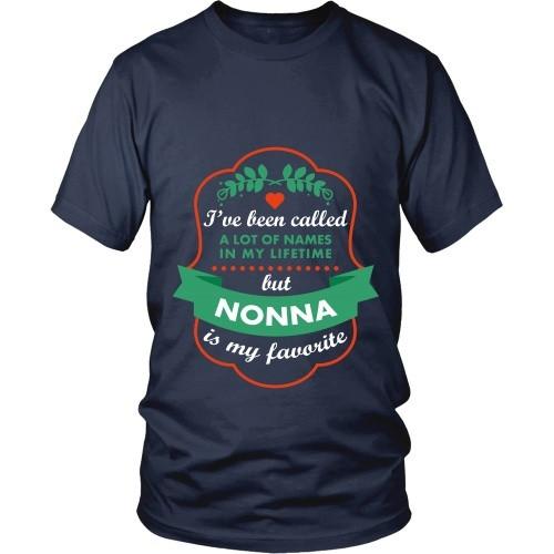 Mother's Day T Shirt - I've been called a lot of names in my lifetime but Nonna is my favorite-T-shirt-Teelime | shirts-hoodies-mugs