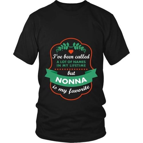 Mother's Day T Shirt - I've been called a lot of names in my lifetime but Nonna is my favorite-T-shirt-Teelime | shirts-hoodies-mugs