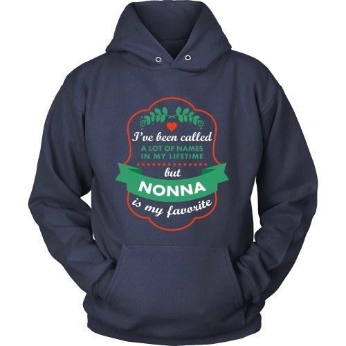 Mother's Day T Shirt - I've been called a lot of names in my lifetime but Nonna is my favorite-T-shirt-Teelime | shirts-hoodies-mugs