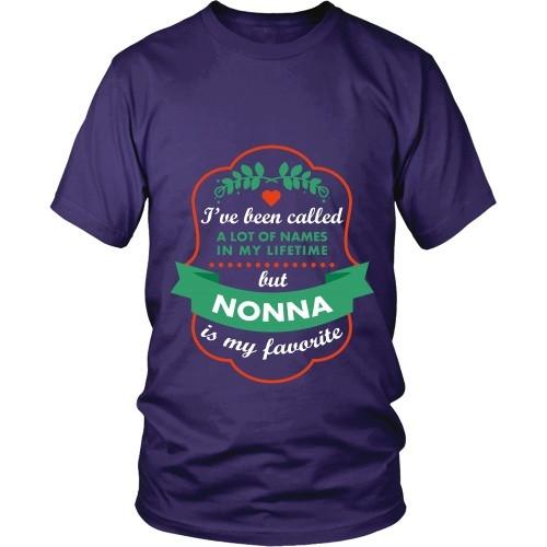 Mother's Day T Shirt - I've been called a lot of names in my lifetime but Nonna is my favorite-T-shirt-Teelime | shirts-hoodies-mugs