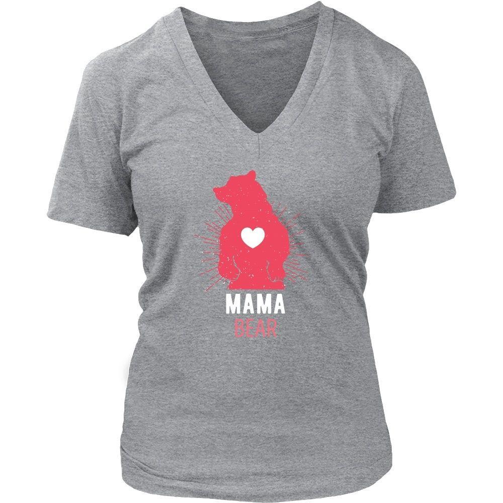 Mother's Day T Shirt - Mama Bear-T-shirt-Teelime | shirts-hoodies-mugs