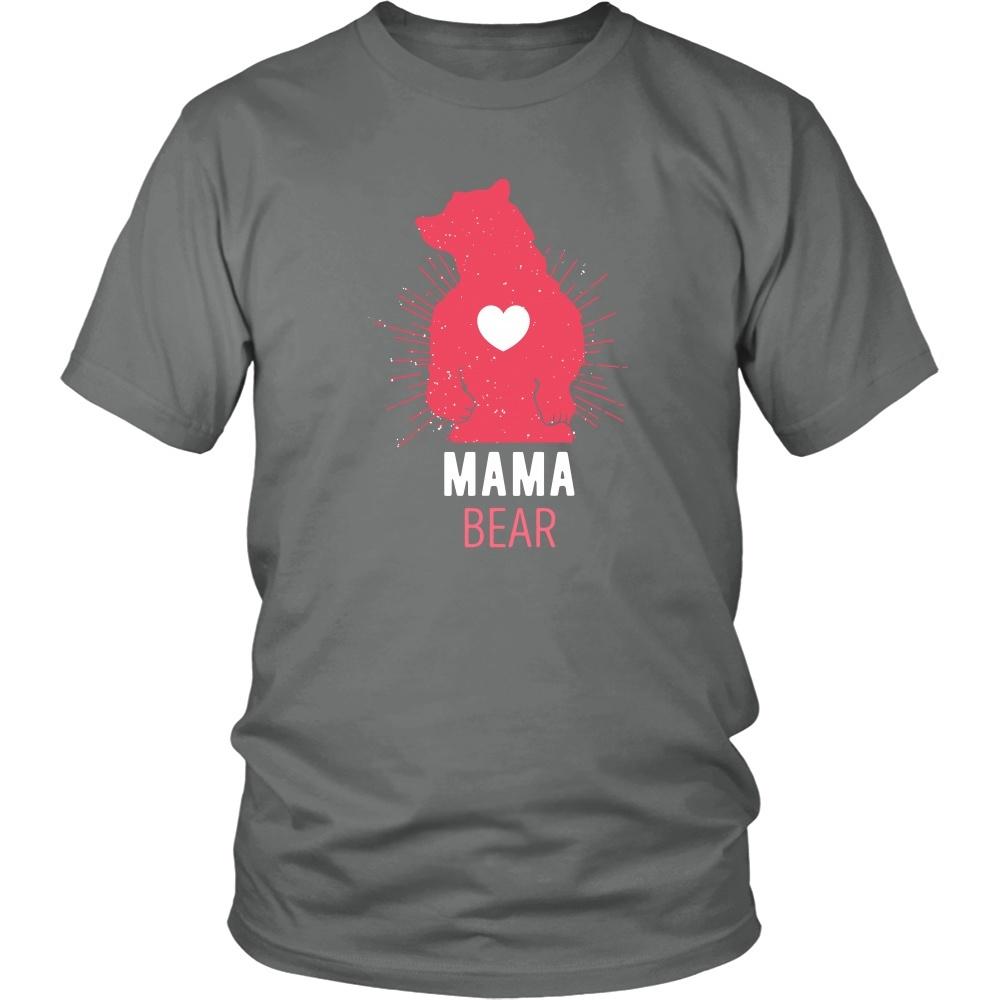 Mother's Day T Shirt - Mama Bear-T-shirt-Teelime | shirts-hoodies-mugs
