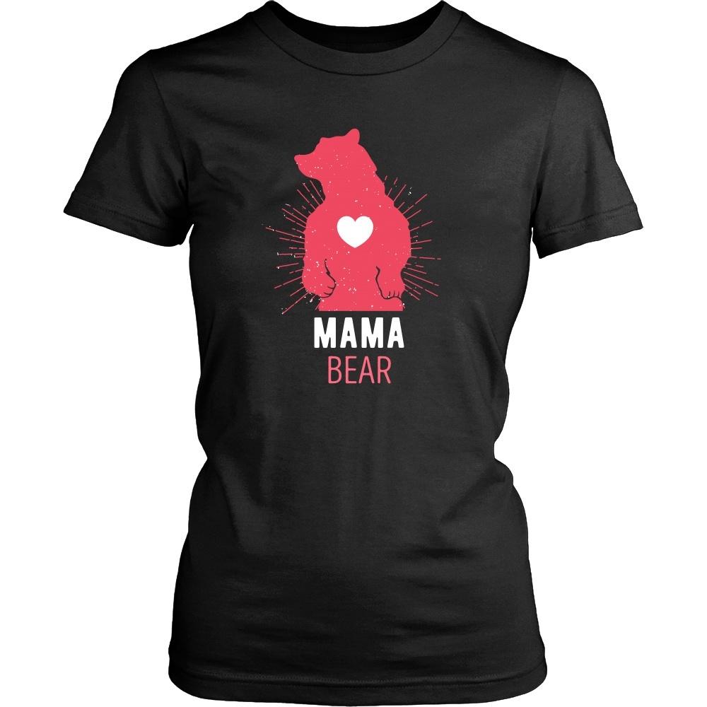Mother's Day T Shirt - Mama Bear-T-shirt-Teelime | shirts-hoodies-mugs