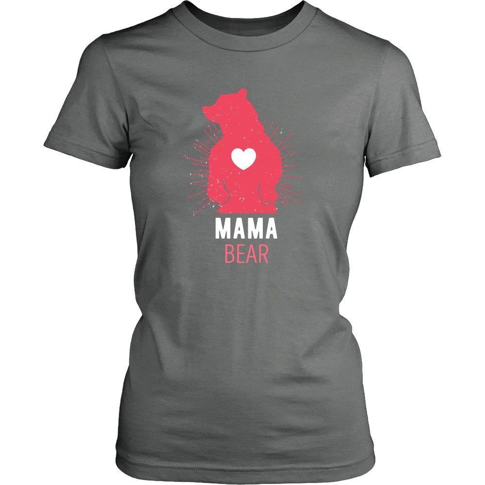 Mother's Day T Shirt - Mama Bear-T-shirt-Teelime | shirts-hoodies-mugs