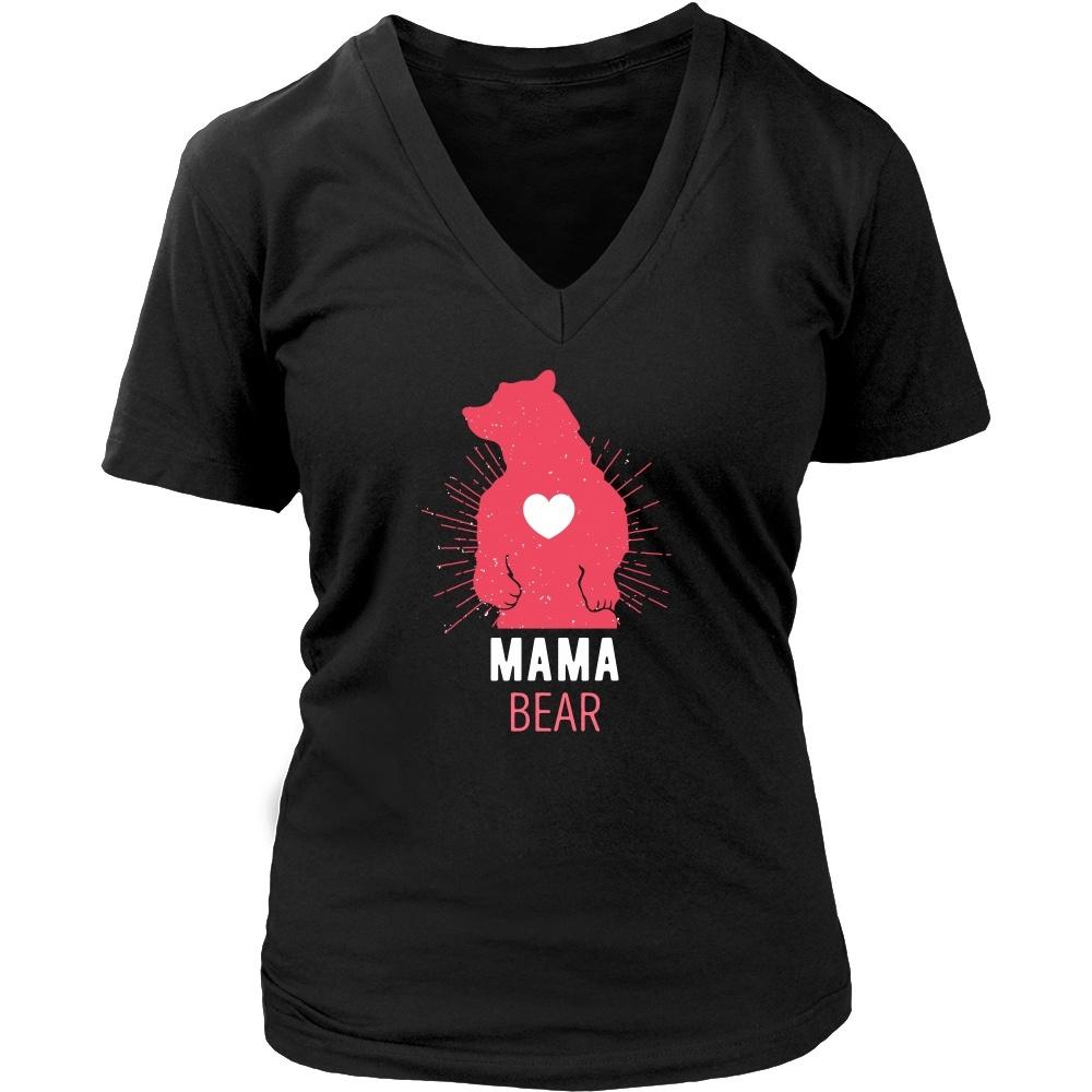 Mother's Day T Shirt - Mama Bear-T-shirt-Teelime | shirts-hoodies-mugs