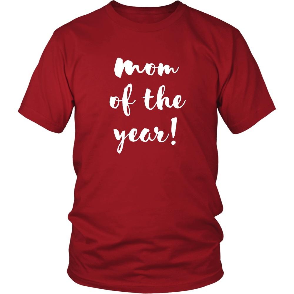 Mother's Day T Shirt - Mom of the year-T-shirt-Teelime | shirts-hoodies-mugs
