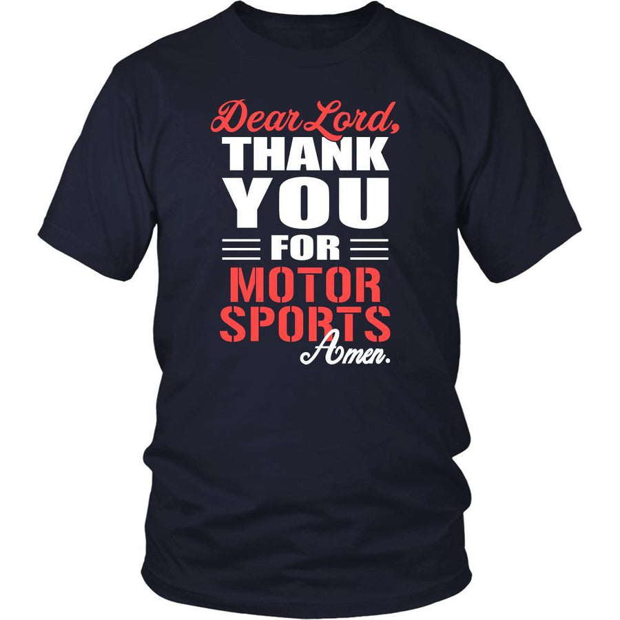 Motor sports Shirt - Dear Lord, thank you for Motor sports Amen- Sport-T-shirt-Teelime | shirts-hoodies-mugs
