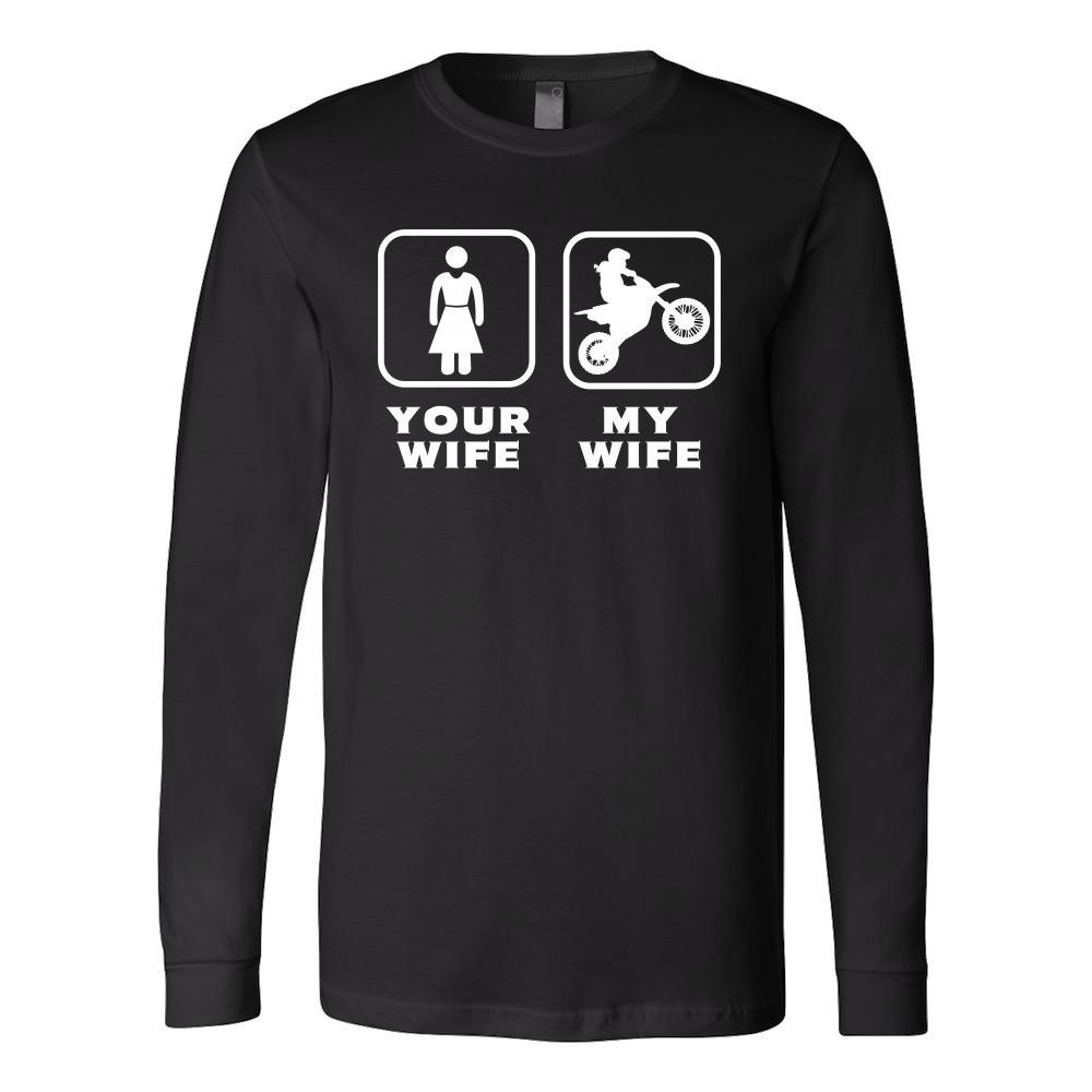 Motor Sports - Your wife My wife - Father's Day Sport Shirt-T-shirt-Teelime | shirts-hoodies-mugs