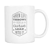 Motorcycle Coffee Mug - When life throws you a curve-Drinkware-Teelime | shirts-hoodies-mugs