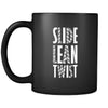 Motorcycle Slide lean twist 11oz Black Mug-Drinkware-Teelime | shirts-hoodies-mugs