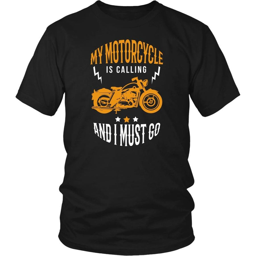 Motorcycle T Shirt - My motorcycle is calling and I must go-T-shirt-Teelime | shirts-hoodies-mugs