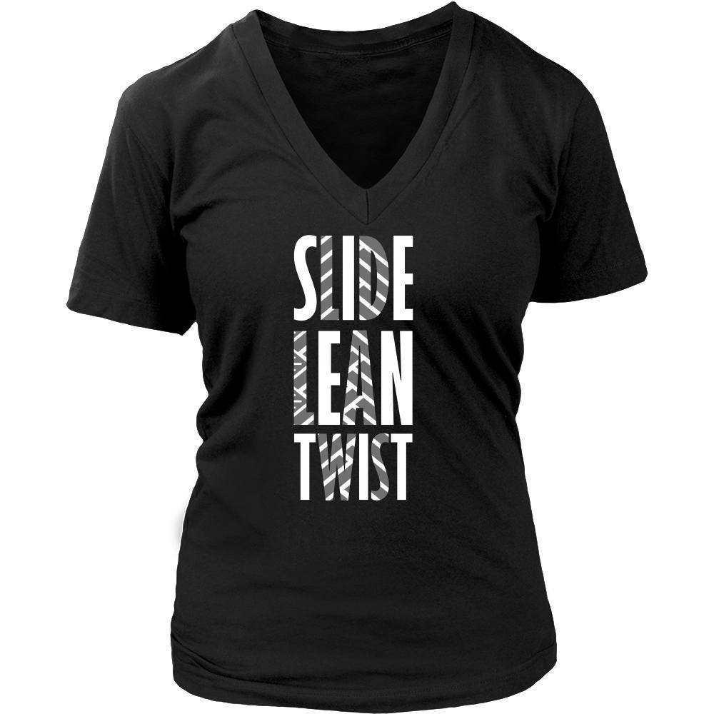 Motorcycle T Shirt - Slide Lean Twist-T-shirt-Teelime | shirts-hoodies-mugs