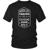 Motorcycle T Shirt - When life throws you a curve lean into it-T-shirt-Teelime | shirts-hoodies-mugs