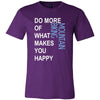 Mountain biking Shirt - Do more of what makes you happy Mountain biking- Hobby Gift-T-shirt-Teelime | shirts-hoodies-mugs