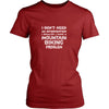 Mountain biking Shirt - I don't need an intervention I realize I have a Mountain biking problem- Hobby Gift-T-shirt-Teelime | shirts-hoodies-mugs