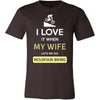 Mountain Biking Shirt - I love it when my wife lets me go Mountain Biking - Hobby Gift-T-shirt-Teelime | shirts-hoodies-mugs