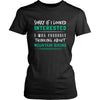 Mountain Biking Shirt - Sorry If I Looked Interested, I think about Mountain Biking - Hobby Gift-T-shirt-Teelime | shirts-hoodies-mugs