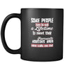 Mountain Biking some people have to wait a lifetime to meet their favorite mountain biker mine calls me dad 11oz Black Mug-Drinkware-Teelime | shirts-hoodies-mugs