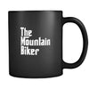 Mountain biking The Mountain Biker 11oz Black Mug-Drinkware-Teelime | shirts-hoodies-mugs