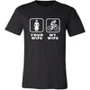 Mountain Biking - Your wife My wife - Father's Day Hobby Shirt-T-shirt-Teelime | shirts-hoodies-mugs