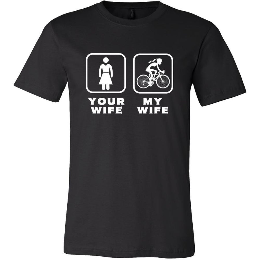 Mountain Biking - Your wife My wife - Father's Day Hobby Shirt-T-shirt-Teelime | shirts-hoodies-mugs