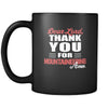 Mountaineering Dear Lord, thank you for Mountaineering Amen. 11oz Black Mug-Drinkware-Teelime | shirts-hoodies-mugs