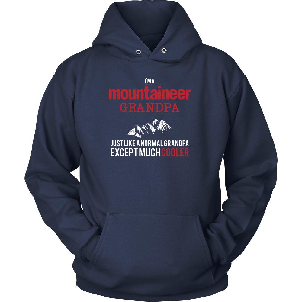 Mountaineering Shirt - I'm a mountaineer grandpa just like a normal grandpa except much cooler Grandfather Hobby Gift-T-shirt-Teelime | shirts-hoodies-mugs