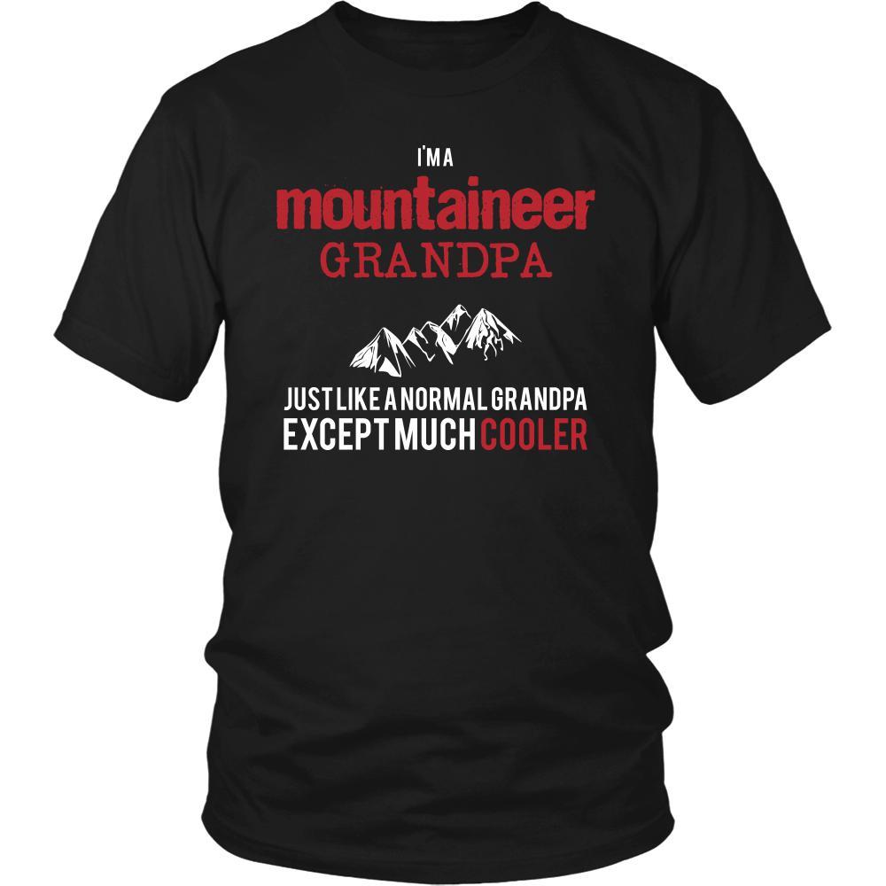 Mountaineering Shirt - I'm a mountaineer grandpa just like a normal grandpa except much cooler Grandfather Hobby Gift-T-shirt-Teelime | shirts-hoodies-mugs