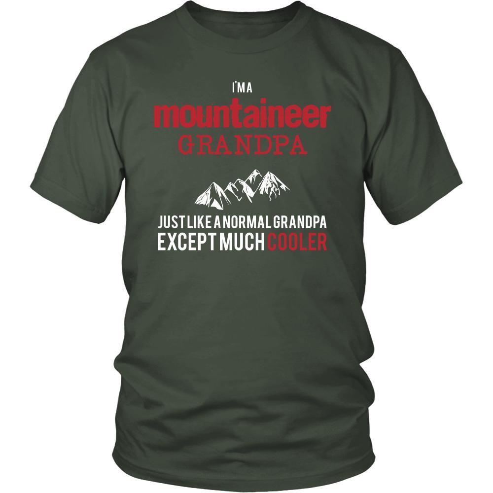 Mountaineering Shirt - I'm a mountaineer grandpa just like a normal grandpa except much cooler Grandfather Hobby Gift-T-shirt-Teelime | shirts-hoodies-mugs