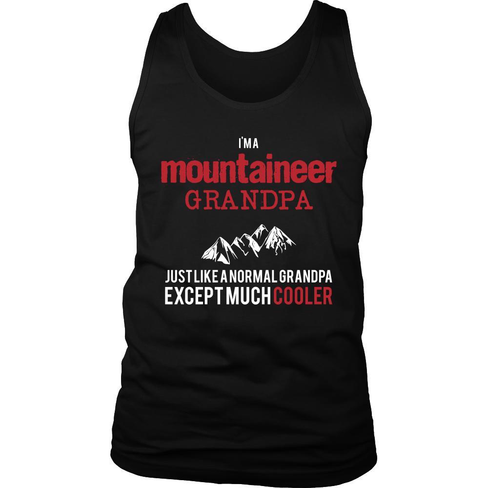 Mountaineering Shirt - I'm a mountaineer grandpa just like a normal grandpa except much cooler Grandfather Hobby Gift-T-shirt-Teelime | shirts-hoodies-mugs