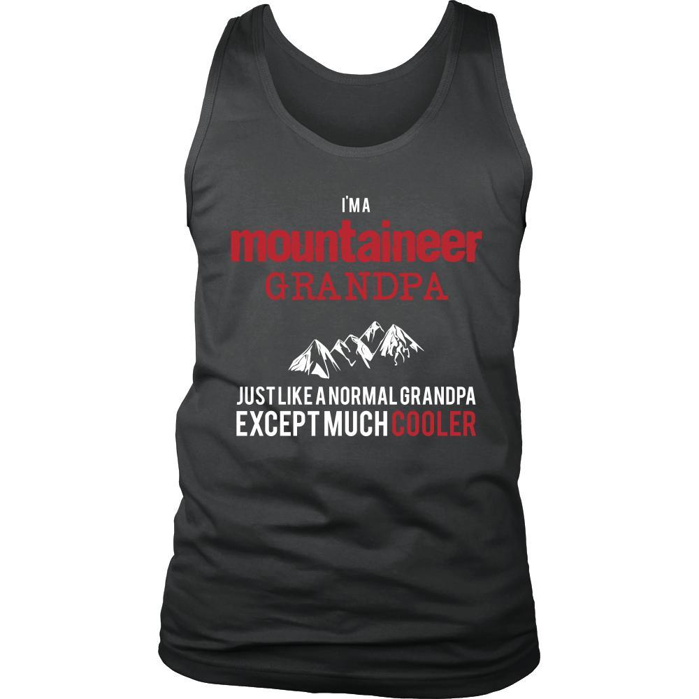 Mountaineering Shirt - I'm a mountaineer grandpa just like a normal grandpa except much cooler Grandfather Hobby Gift-T-shirt-Teelime | shirts-hoodies-mugs