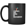 Mozambique Legends are born in Mozambique 11oz Black Mug-Drinkware-Teelime | shirts-hoodies-mugs