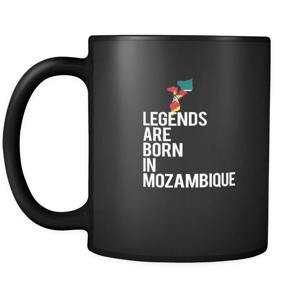 Mozambique Legends are born in Mozambique 11oz Black Mug-Drinkware-Teelime | shirts-hoodies-mugs