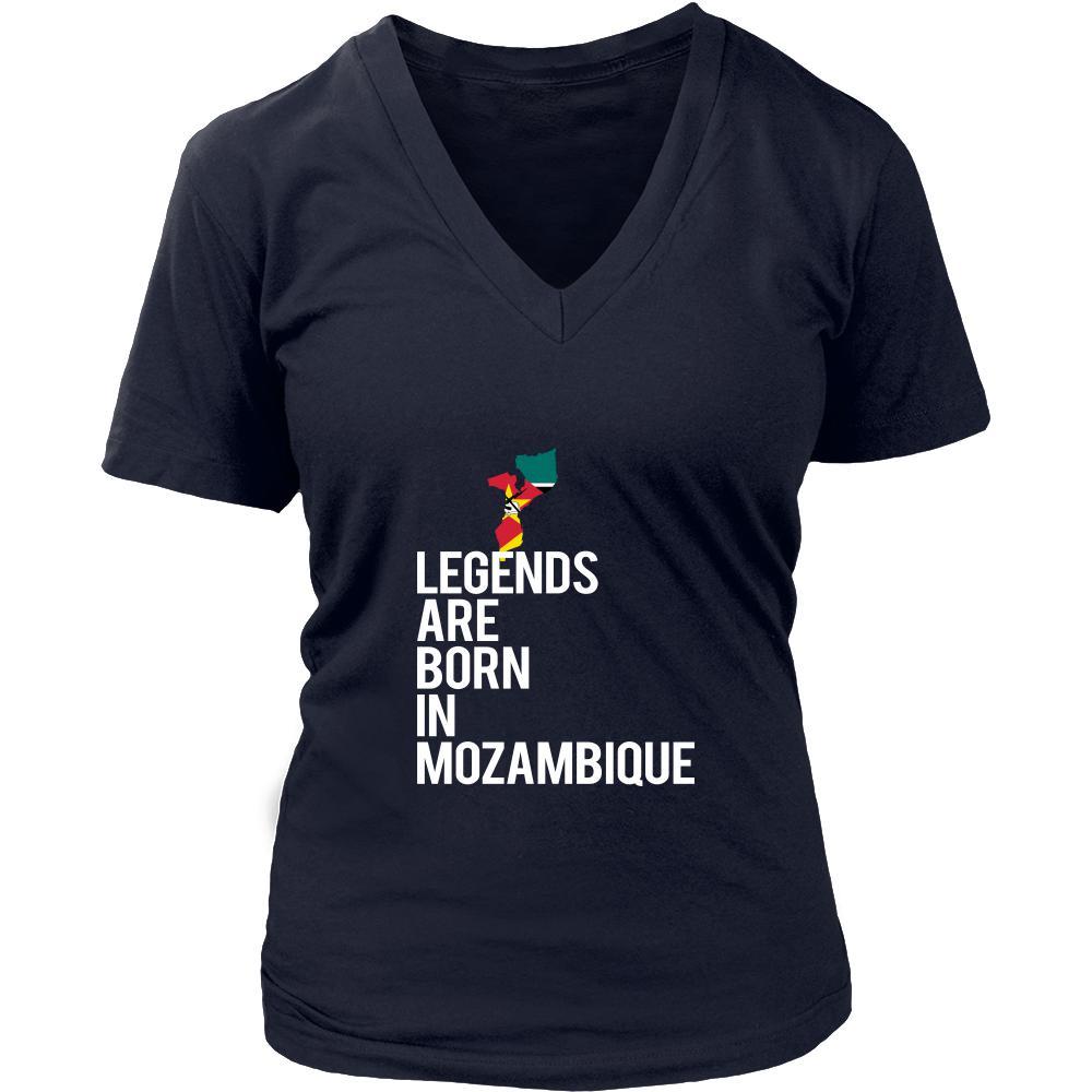 Mozambique Shirt - Legends are born in Mozambique - National Heritage Gift-T-shirt-Teelime | shirts-hoodies-mugs