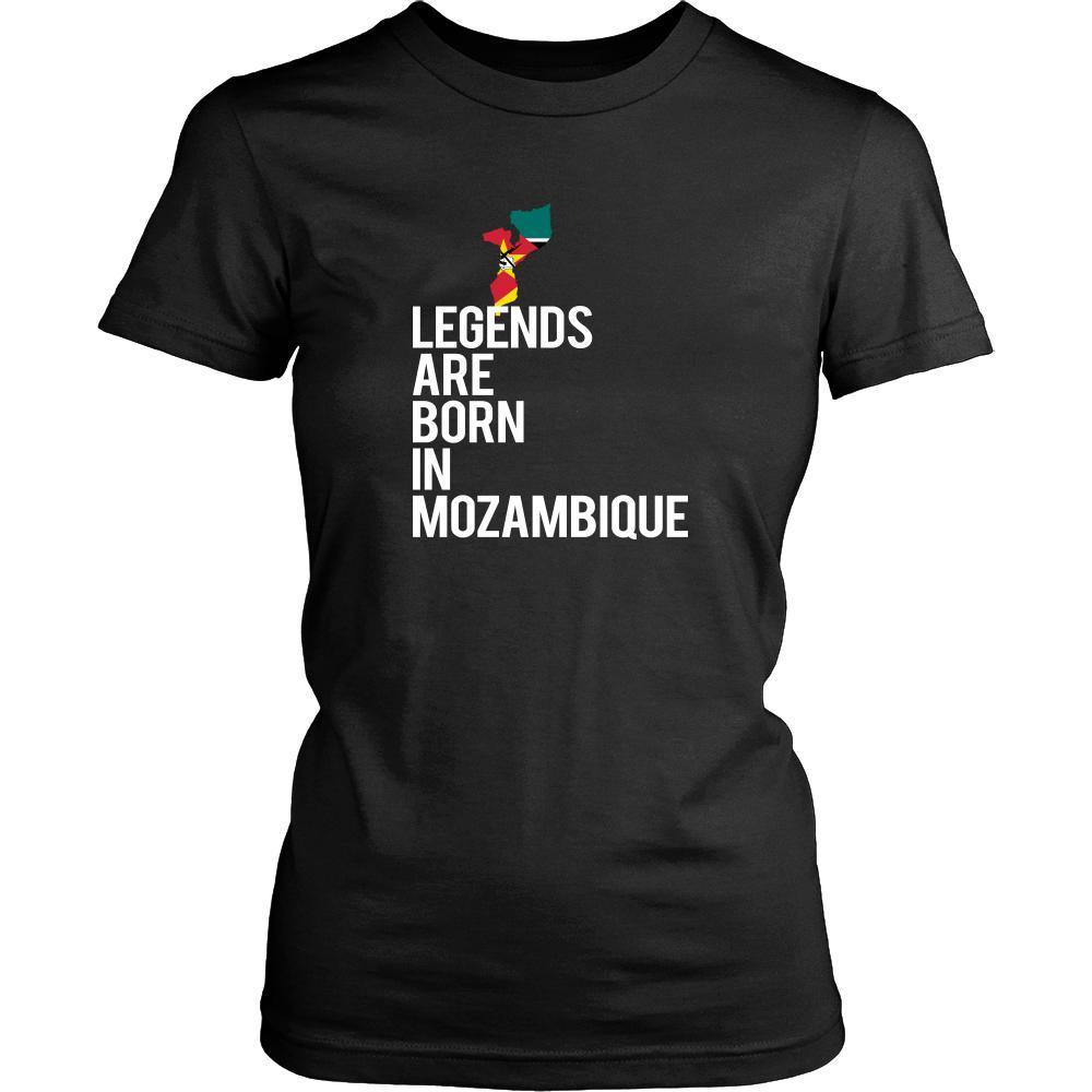 Mozambique Shirt - Legends are born in Mozambique - National Heritage Gift-T-shirt-Teelime | shirts-hoodies-mugs