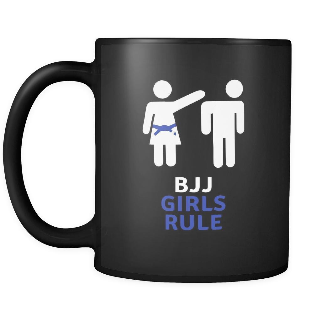 Mug Brazilian Jiu Jitsu BJJ BJJ girls rule mug BJJ Coffee Cup BJJ Co