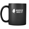 Mug Firefighter gifts Firefighter mug - Where my hose at?- Firefighter coffee mug Firefighter coffee cup (11oz) Black-Drinkware-Teelime | shirts-hoodies-mugs