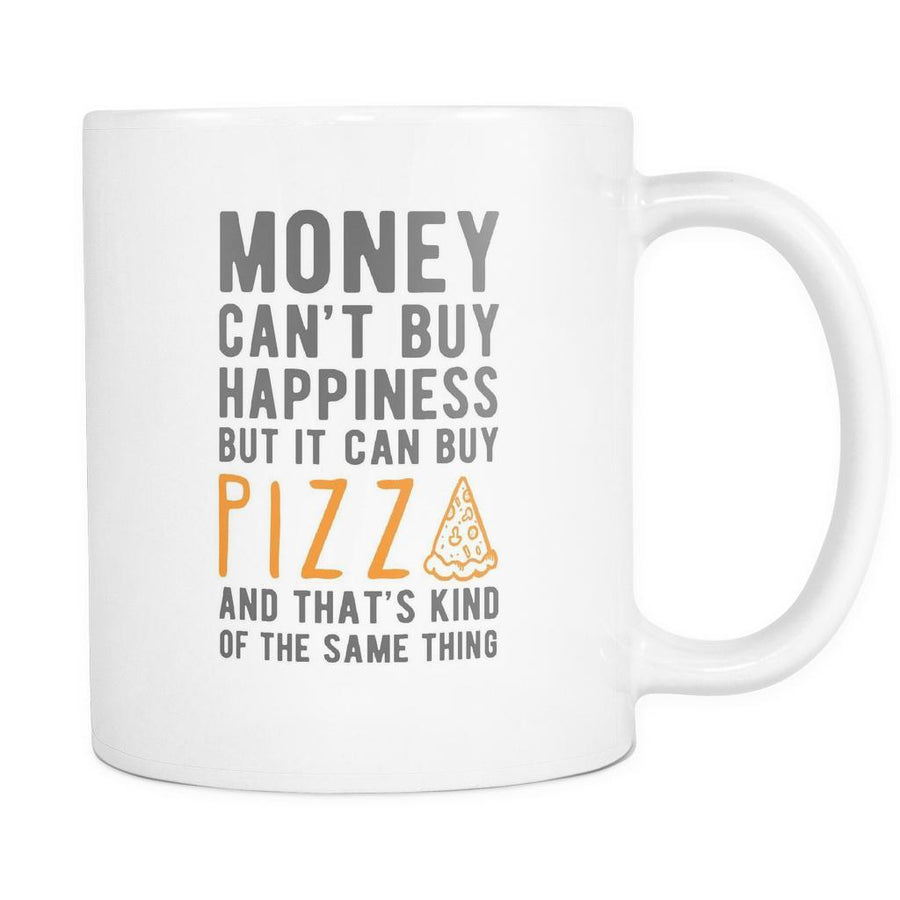 Mug Happiness Pizza - Pizza mug - Pizza Gifts Happiness Mug (11oz)-Drinkware-Teelime | shirts-hoodies-mugs