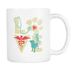 Mug Veterinary - Love Cat & Dog mug-Drinkware-Teelime | shirts-hoodies-mugs