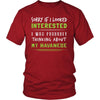 My Havanese Shirt - Sorry If I Looked Interested, I think about My Havanese - Dog Lover Gift-T-shirt-Teelime | shirts-hoodies-mugs