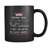 Nail Technician - Everybody relax the Nail Technician is here, the day will be save shortly - 11oz Black Mug-Drinkware-Teelime | shirts-hoodies-mugs
