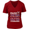 Nail Technician Shirt - Raise your hand if you love Nail Technician, if not raise your standards - Profession Gift-T-shirt-Teelime | shirts-hoodies-mugs