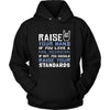 Nail Technician Shirt - Raise your hand if you love Nail Technician, if not raise your standards - Profession Gift-T-shirt-Teelime | shirts-hoodies-mugs