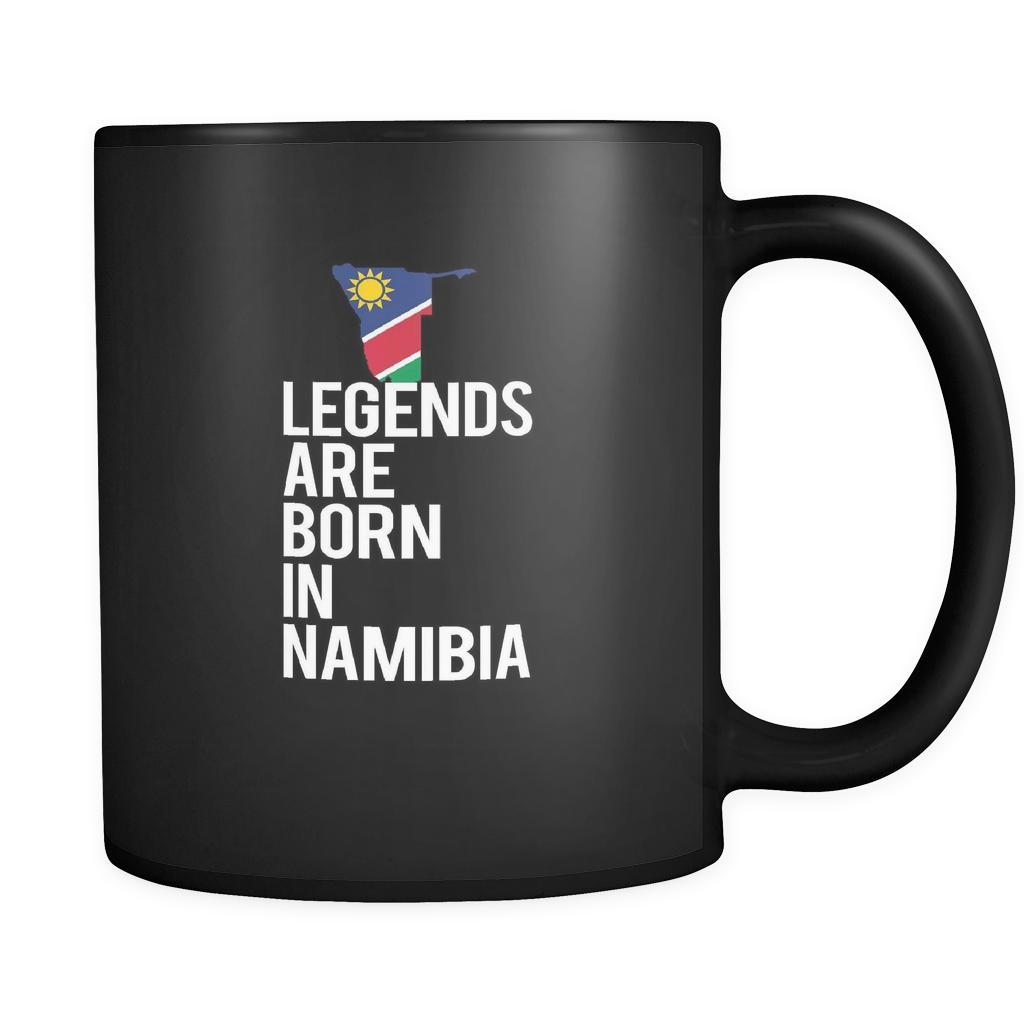 Namibia Legends are born in Namibia 11oz Black Mug-Drinkware-Teelime | shirts-hoodies-mugs